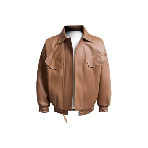 BANKONGSHAN Кожа Куртка Унисекс