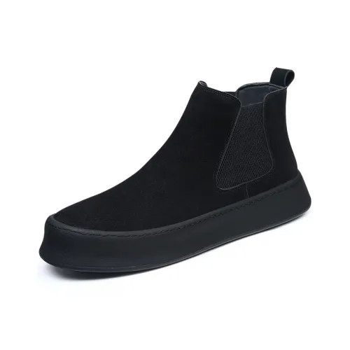 H2 Повседневный Флис С Подкладкой Fashion Minimalist Style Универсальная Обувь Челси Мужская