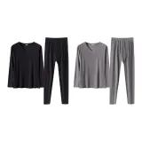 Мужской комплект из 2 предметов (темно-серый + светло-серый)