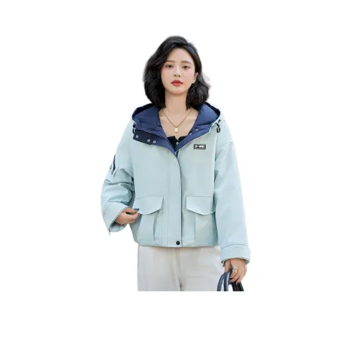 MJ Осенний Зимний Тренчкот Женский