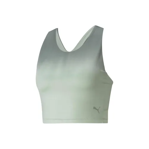 PUMA Зеленый Женские Спортивные Майки Без Рукавов