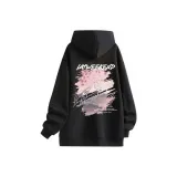 Чёрный - В клетку с капюшоном (утолщённый и с флисовой подкладкой)