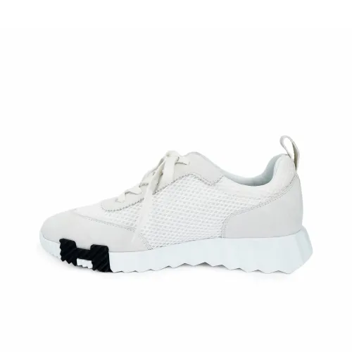 HERMES Bouncing Low Топ Повседневная обувь Женская Белая