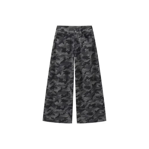 KAIZZGAO Камуфляж Мужские Джинсы