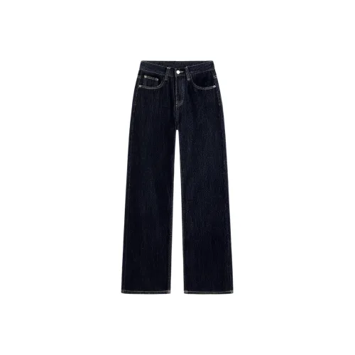 POWXV Темно-синий женский джинсы