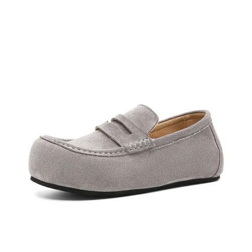 MPZY Лоферы с резиновым подошвой Унисекс Серый
