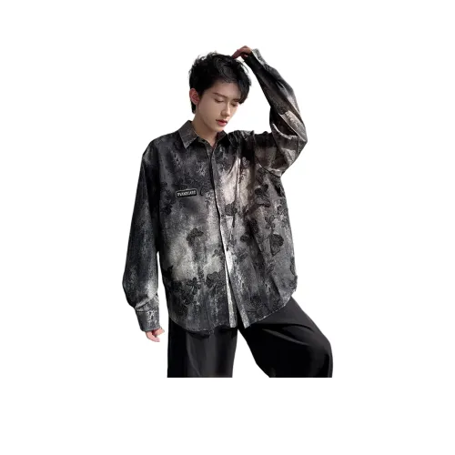 RVANGUARD Черная Унисекс Рубашка