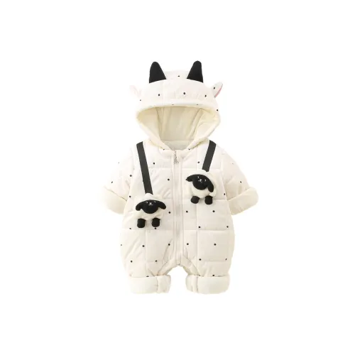 GOYN Белый Гороховый узор Малыш Комбинезоны Ползунки