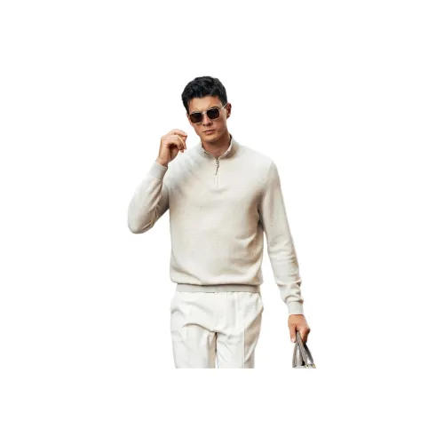 Mr.Bu Светлый Фотиния Серый Мужские Свитера