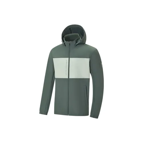 XTEP Variety Тренировки Коллекция Тренчкот Мужской Чай Торт Серый Синий Туманно-серый