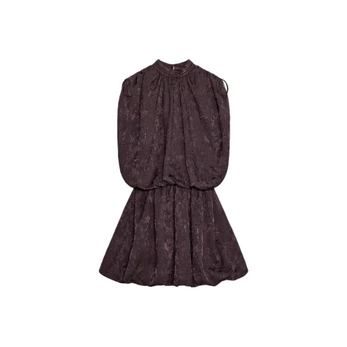 ZARA Коричневые Женские Платья без Рукавов