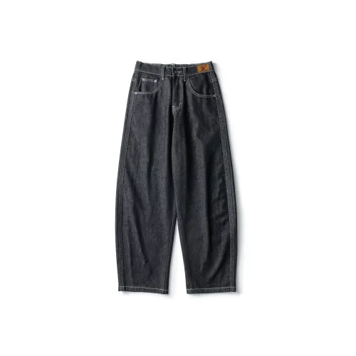 SAME FLOW Оригинальный джинсовый [Базовый] Унисекс Джинсы