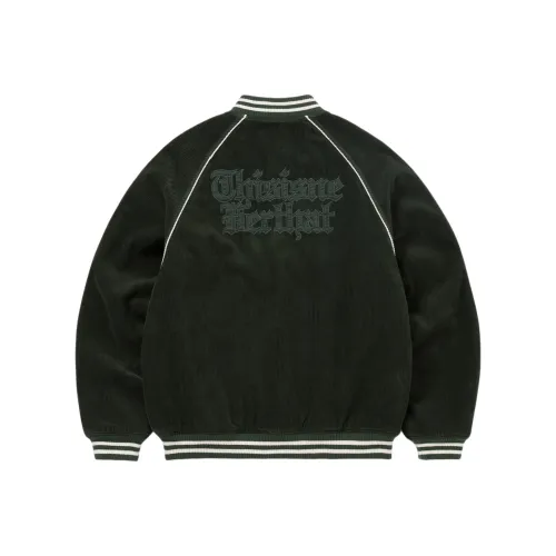 Thisisneverthat FW25 Вельвет VARSITY Куртка Зеленая Куртка Унисекс