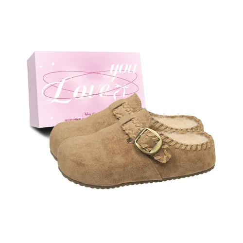 OSOCE Резиновая подошва Нет Особенный Эффект Домашние тапочки Женские