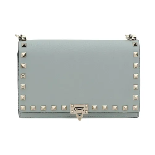 Valentino Garavani Телячья кожа Сумка через плечо Женская Небесно-серый