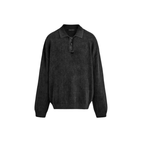 ZARA Мужская черная поло