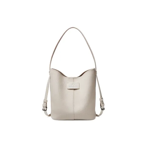 Narandu Коровья кожа с синтетической кожей ведрообразная сумка сумка через плечо женская цвет морской соли