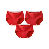 Чистый Красный Тон + Цветочный Красный Узор + Украшенный Красный Край