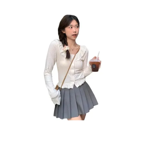 DEDY Белый Женский Трикотаж