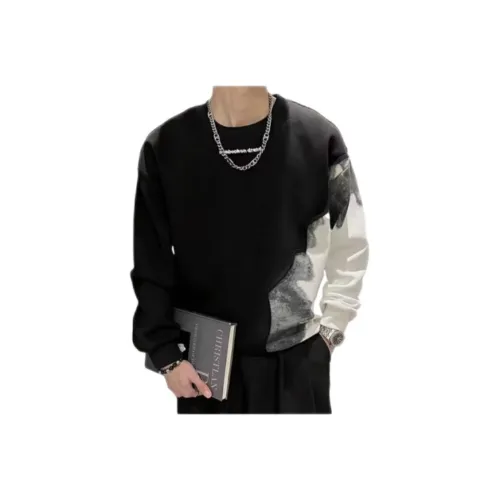 Wooden Rabbit Черный Мужской Свитшот