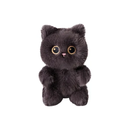 Happy Fish Пальма Gem Кукла Little Черный кот Плюшевый Брелок 15 см Рекомендуемый рост