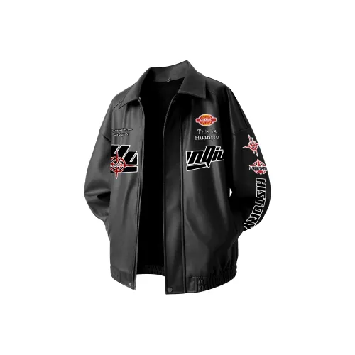 HUANQIU Унисекс Кожаные куртки