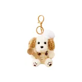 Жёлтый топ Белый щенок