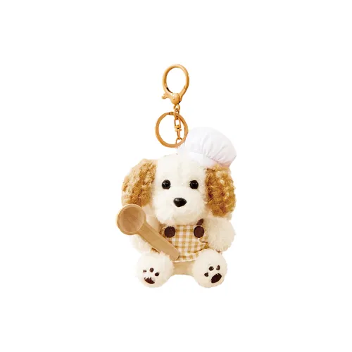 Magic Keku Кудрявый Щенок Chef Плюшевый Брелок 12 см Рекомендуемая высота