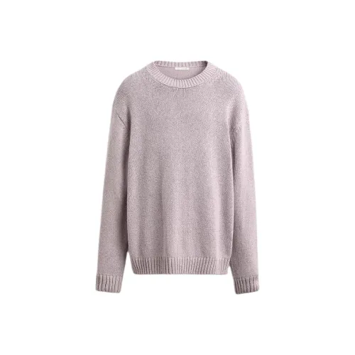 ZARA Светло-фиолетовые Мужские Свитера