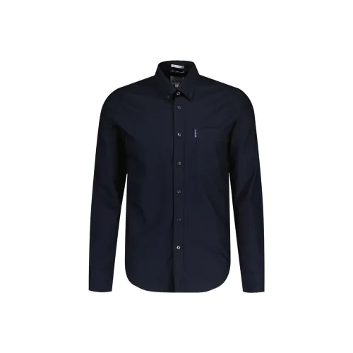 BEN SHERMAN Мужские черные рубашки
