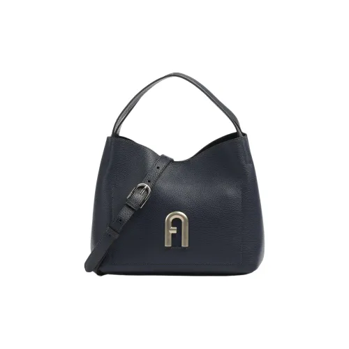 Furla Primula GRAIN LEATHER Полумесяц Сумка Маленькая Женская Морской Синий
