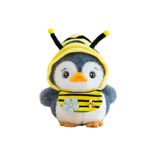 YUELIANTAO Милый Зимний Пингвин Костюм Плюшевый Брелок 15 см Рекомендуемая Высота