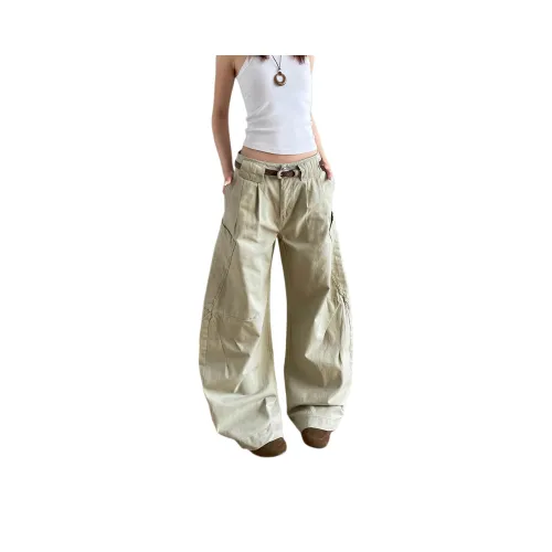 Pirkadat Хаки Унисекс Повседневные Брюки