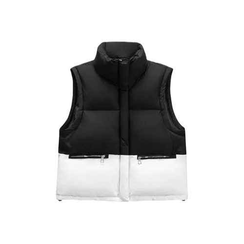 ZEKIKO STUDIO Черный Белый Женские Жилеты