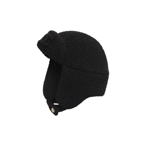 CHANEL Кашемир Шарфы Унисекс Черный Белый Бежевый Серый