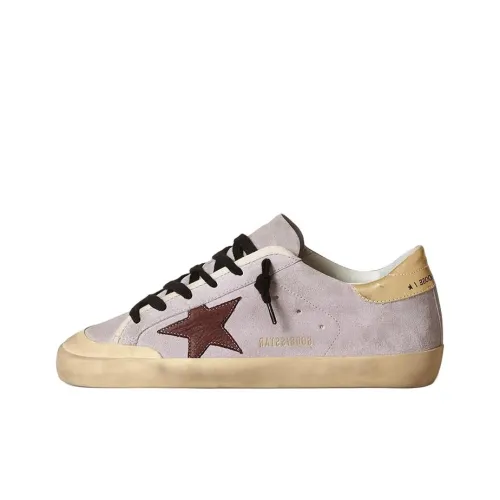 Golden Goose Супер Звезда Low Топ Скейтборд Кроссовки Женские Светло-фиолетовые Потертые