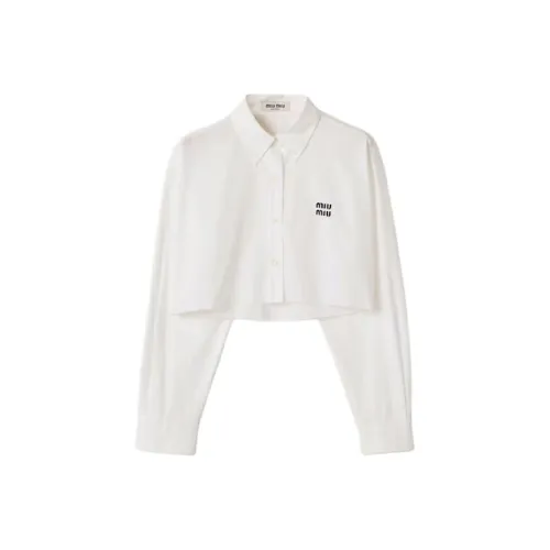 MIU MIU Белые Женские Рубашки