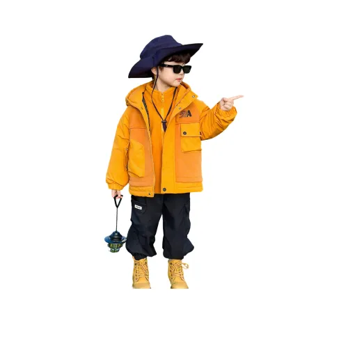 Hua Le Ji Хлопковый пуховик для детей 3-7 лет