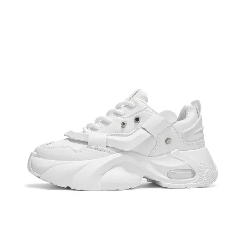 Yalu Preferred Противоскользящий Устойчивый к истиранию Дышащий Увеличивающий высоту Низкий Топ Обувь с толстой подошвой Мужская