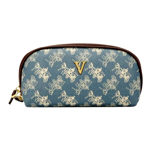 OUBOTE Коровья кожа Клатч Стандартный Женский Синий