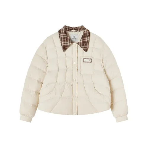 XIANGYING Прозрачный Желтый Женские Пуховики