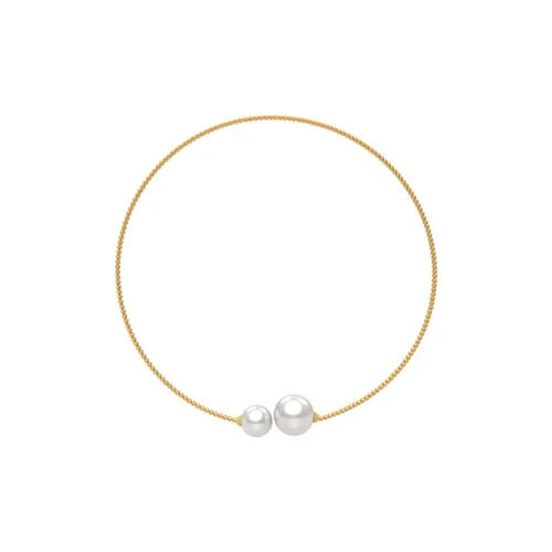 PINKDRIZZLE Белое золото с покрытием медные ожерелья женские