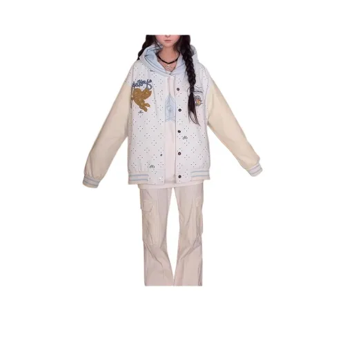 Светло-синие женские бейсбольные джерси