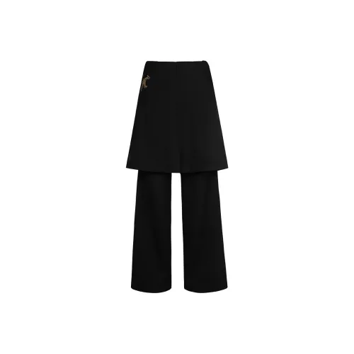 Valeria Obbaco Повседневные брюки Женские Черный