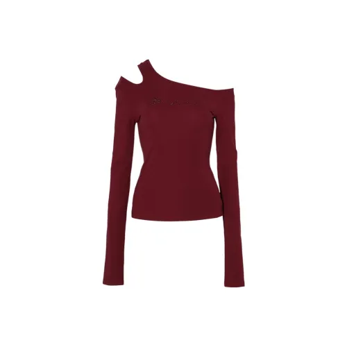 DPLAY Винтажная красная женская футболка