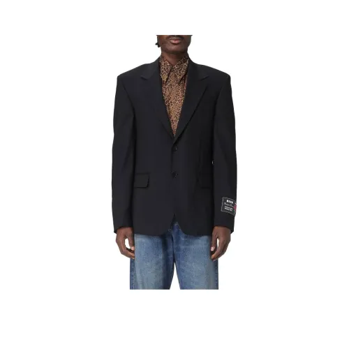 MSGM Черный Мужской Бизнес-Костюм