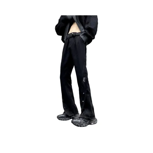 VIPGOOSE Черные Унисекс Джинсы