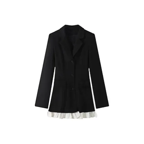 ABBY GODDESS Осенний длинный платье с длинными рукавами женское черное