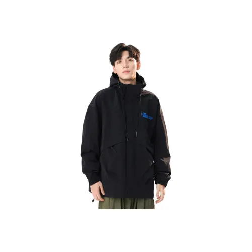 CCAABB Яркий черный Мужские куртки