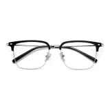 Чёрный, серебристый, одиночный, рама